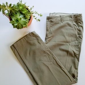 JCrew Green Chinos NWOT